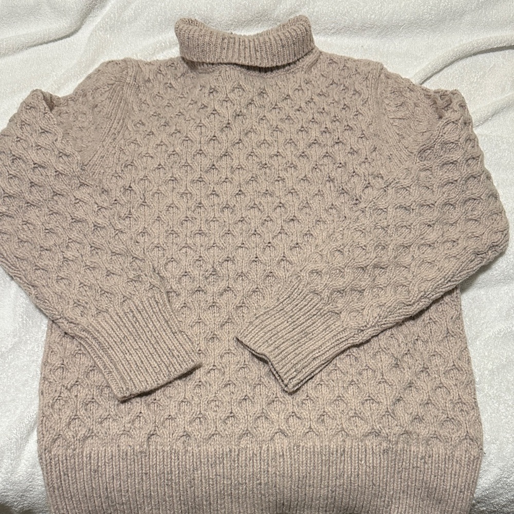 Banana Republic Men's Turtleneck Sweater - Taupe